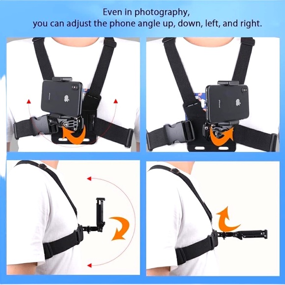 Performance Chest Mount•Handsfree Vid Recording for Listing wSmartphone Mount - Picture 2 of 8